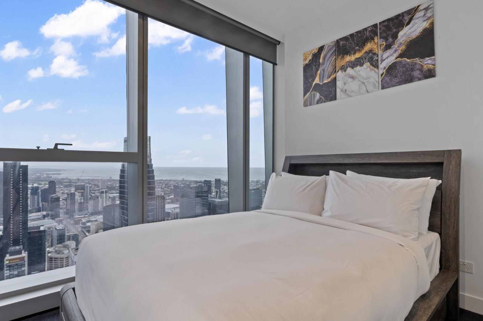 Chic 2-Bed Melbourne Cbd Flat With Pool & Sauna Bagian luar foto