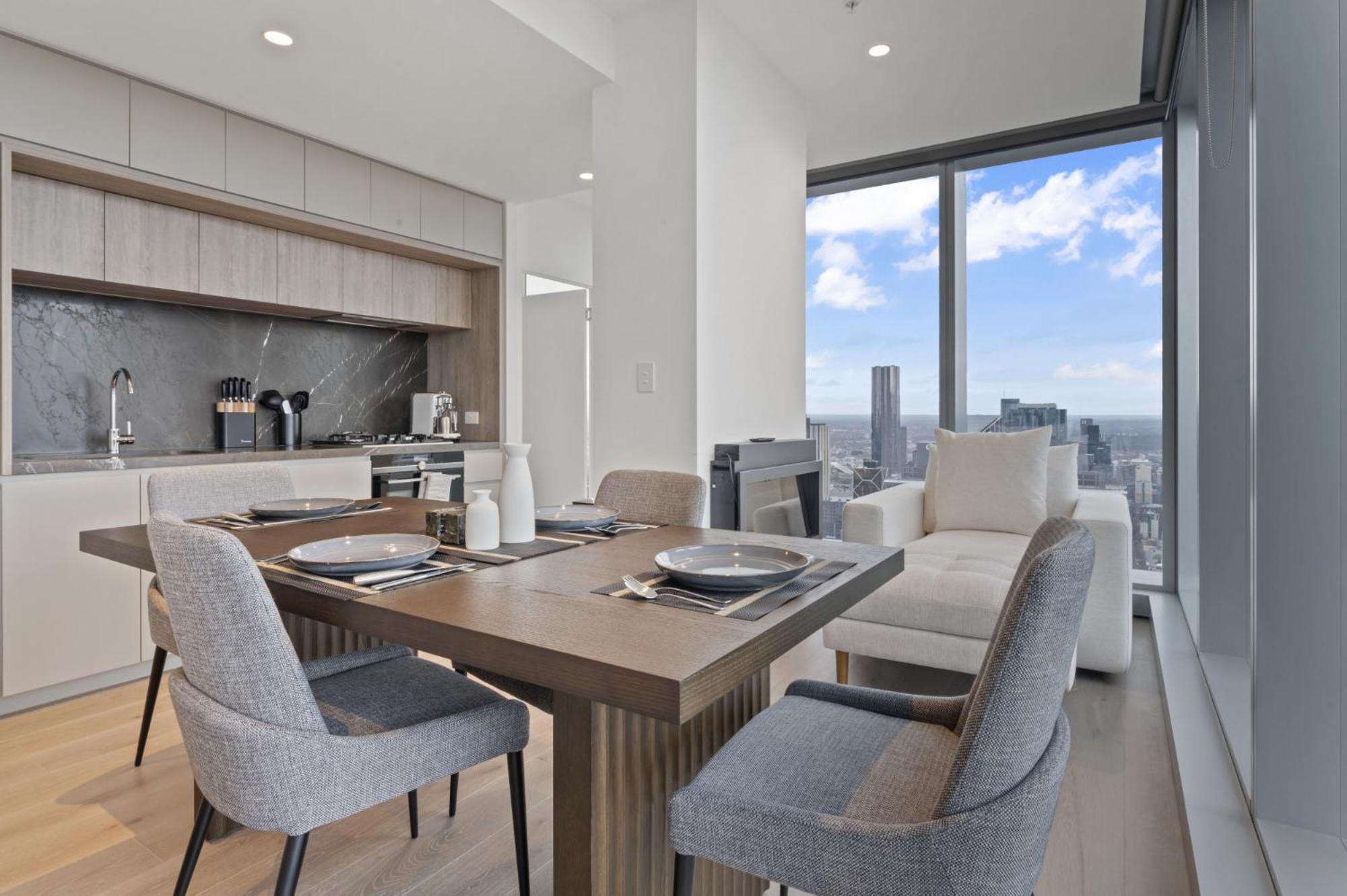 Chic 2-Bed Melbourne Cbd Flat With Pool & Sauna Bagian luar foto